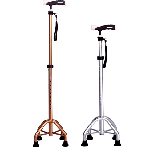 添福全铝合金四脚拐-银